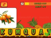 Jeu mobile Fruits & vegetables word for kids