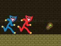 Jeu mobile Red and blue stickman huggy