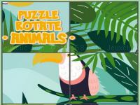 Jeu mobile Puzzle rotate animals