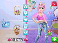 Jeu mobile Princess easter fashion story