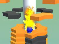 Jeu mobile Stack crash ball