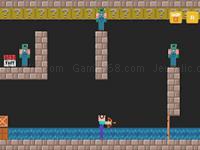 Noob vs pro 4: lucky block adventure