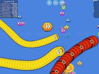 Jeu mobile Worm hunt: snake game io zone