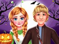 Royal couple halloween party