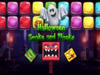 Jeu mobile Halloween snake and blocks