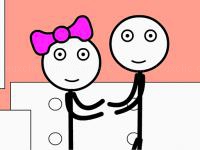 Jeu mobile Stickman jailbreak - love story