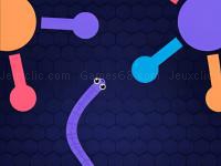 Jeu mobile Greedy snake battle