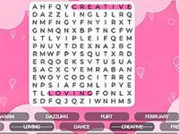 Word search valentine's