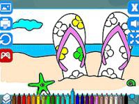 Summer coloring book