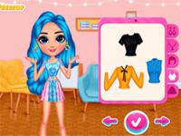 Jeu mobile Design with me cute tie dye tops