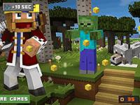 Jeu mobile Minecraft hidden golden blocks