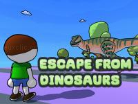 Jeu mobile Escape from dinosaurs