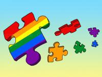Lgbt jigsaw puzzle - find lgbt flags