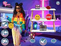 Jeu mobile Fashion wars: monochrome vs rainbow