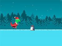 Jeu mobile Christmas dino run