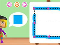 Jeu mobile World of alice: draw shapes