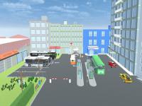 Jeu mobile City bus parking simulator challenge 3d
