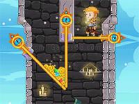 Jeu mobile Hero rescue: pull the pin