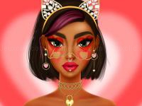 Jeu mobile Valentines makeup trends