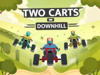 Jeu mobile Two carts - downhill