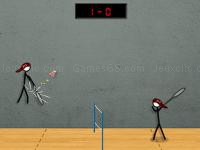 Jeu mobile Stick figure badminton 2