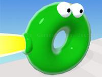 Jeu mobile Bouncy blob race: obstacle course