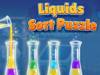 Jeu mobile Liquids sort puzzle