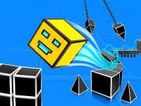 Jeu mobile Geometry rush 4d