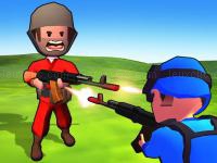 Jeu mobile Little commander. red vs blue