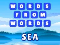 Jeu mobile Words from words: sea