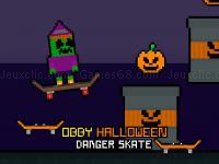 Jeu mobile Obby halloween danger skate