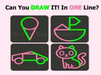 Jeu mobile Brain test: one line draw puzzle