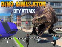 Jeu mobile Dino simulator city attack