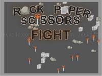 Rock paper scissors fight
