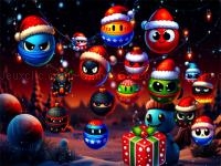 Christmas rush : red and friend balls