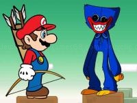 Mario vs huggy wuggy