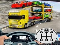 Car transporter truck vehicle transporter trailer