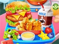 School lunch maker game