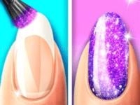 Fashion makeup nail salon - nail game