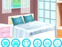 Fashion girl beautiful new house decoration