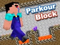 Minecraft parkour block