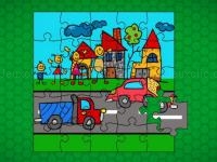 Stick family fun time jigsaw