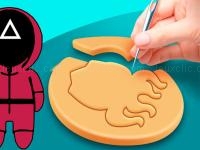 Squid game cookie puzzle