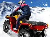 Thrilling snow motor - crazy snow racing game