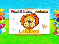 Paint and learn animals