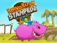 Rhino rush stampede