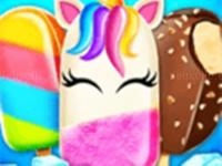 Unicorn ice pop - summer fun