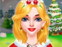 Christmas makeup salon - makeover game