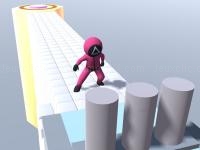 Squid gamer runner obstacle