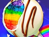 Rainbow desserts bakery party